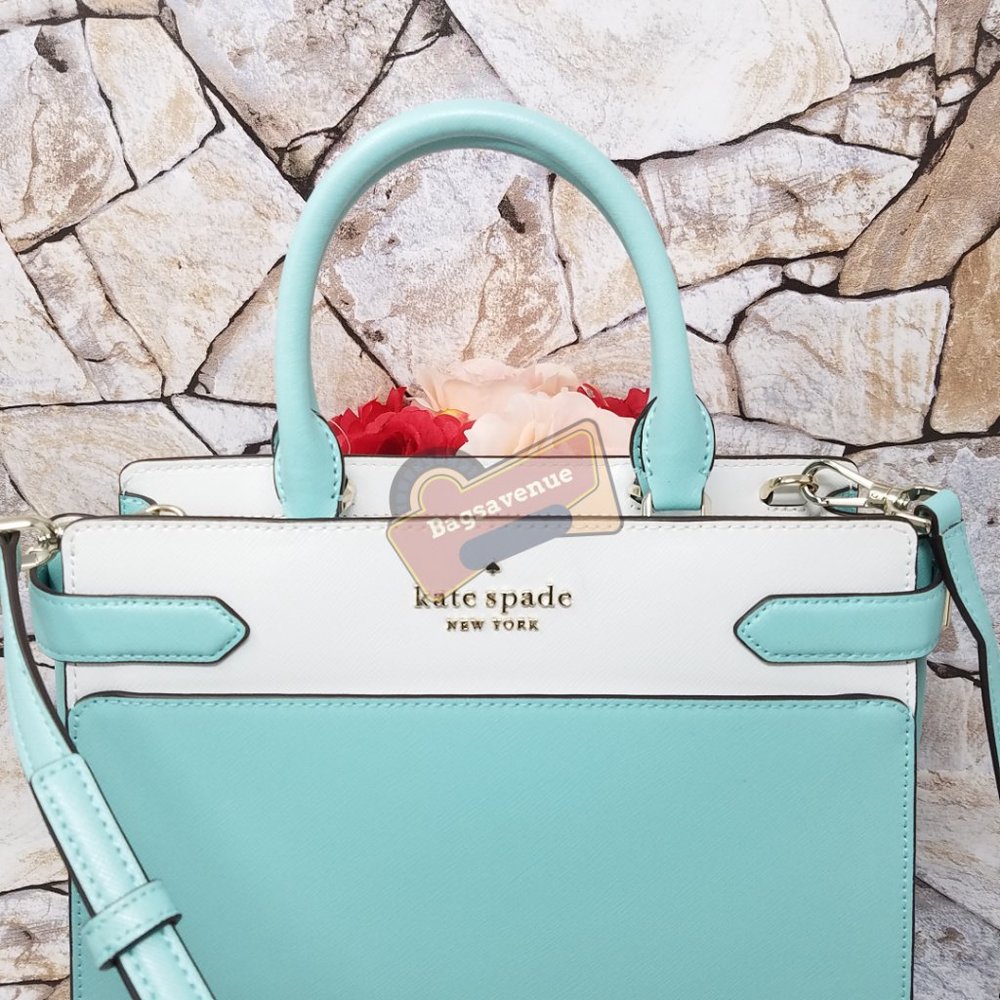 Medium Satchel Staci Poolside White Kate Spade - Picture 5 of 14